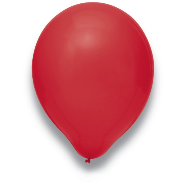 Globos Latexballon Rund Rot 28cm/11" 100er Packung