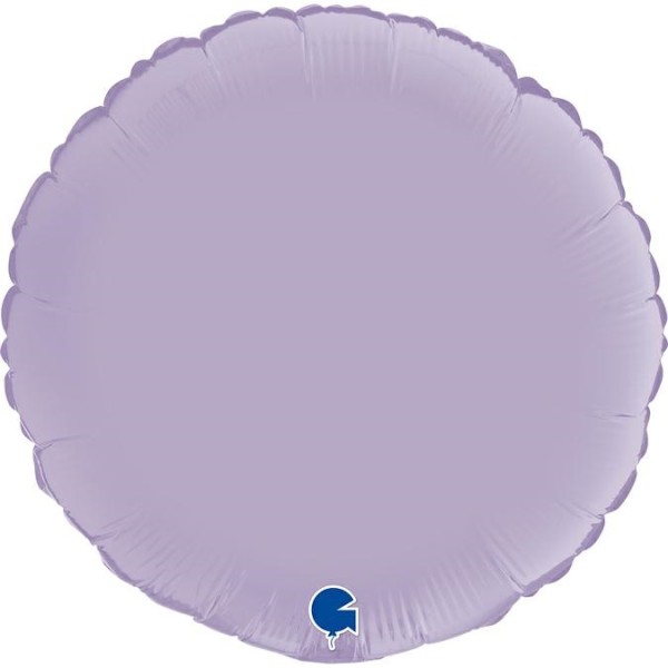 Grabo Folienballon Round Satin Lilac 45cm/18"